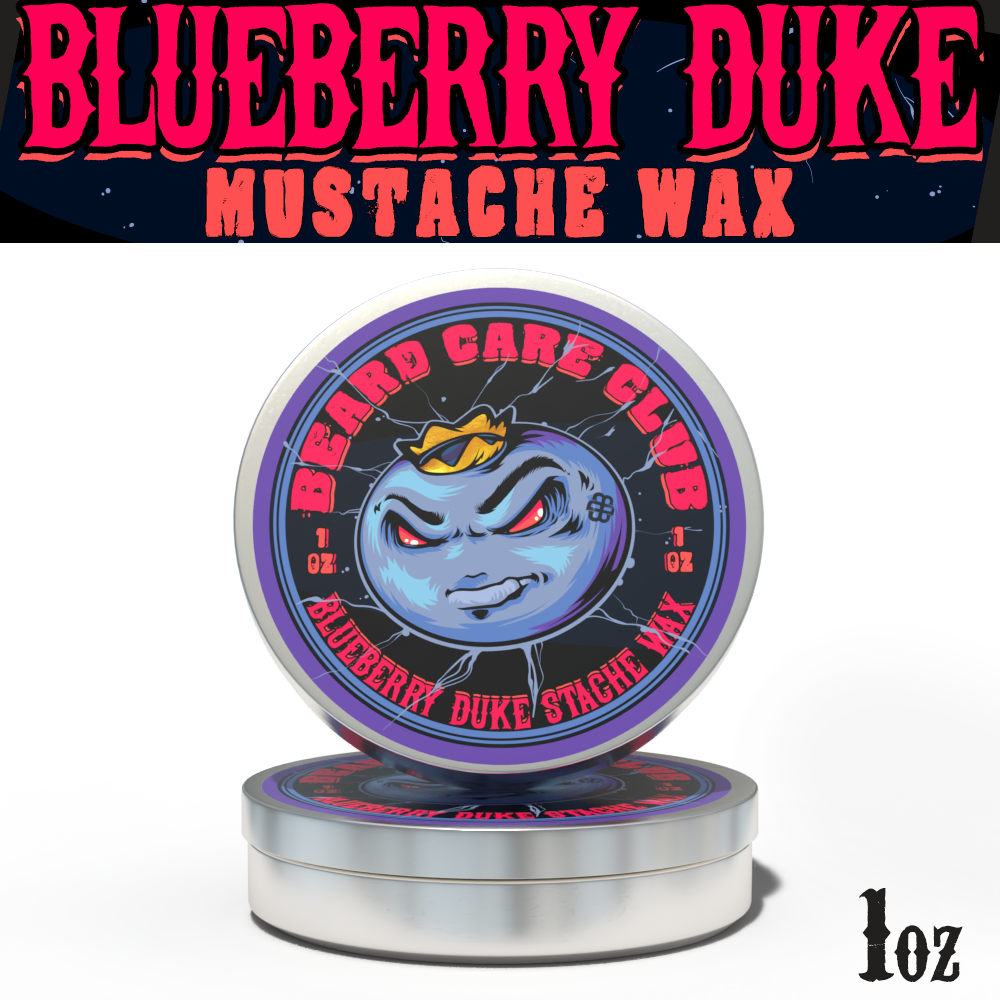 Blueberry Duke Mustache Wax Beard Care Club