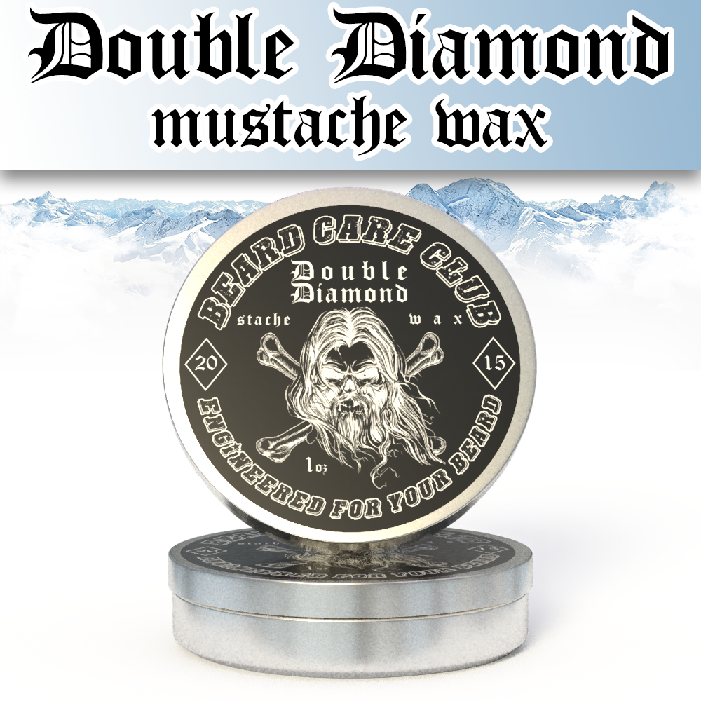Double Diamond Mustache Wax