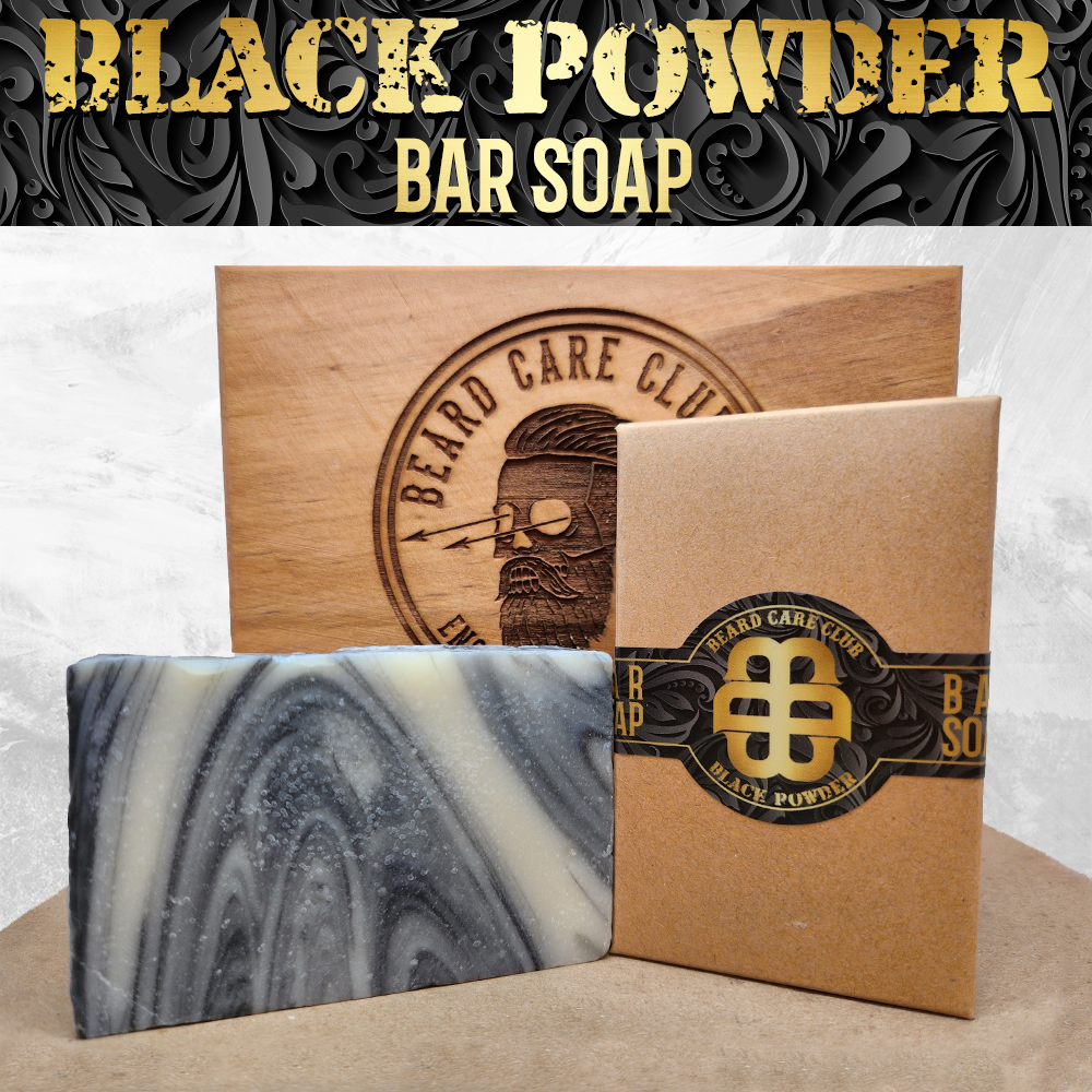 Black Powder Bar Soap Beard & Body Wash