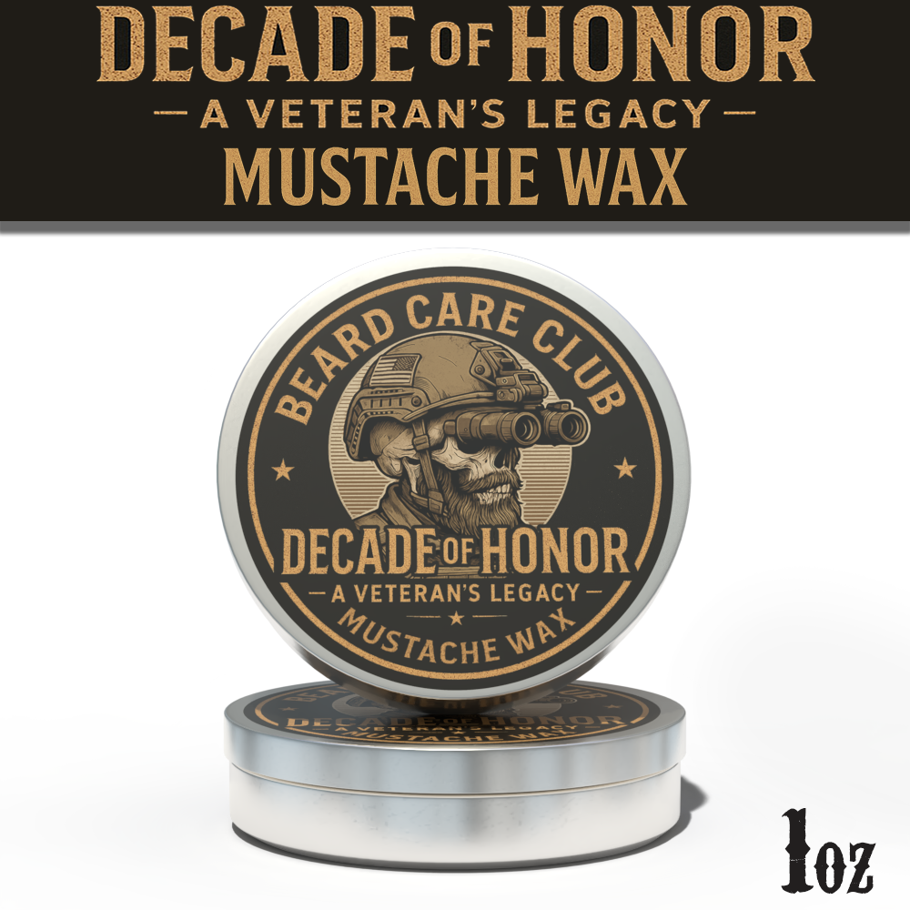 Decade Of Honor Mustache Wax