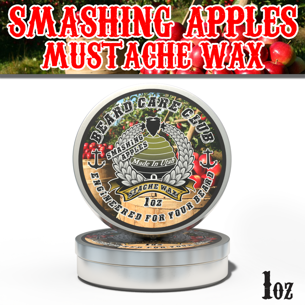 Smashing Apples Mustache Wax