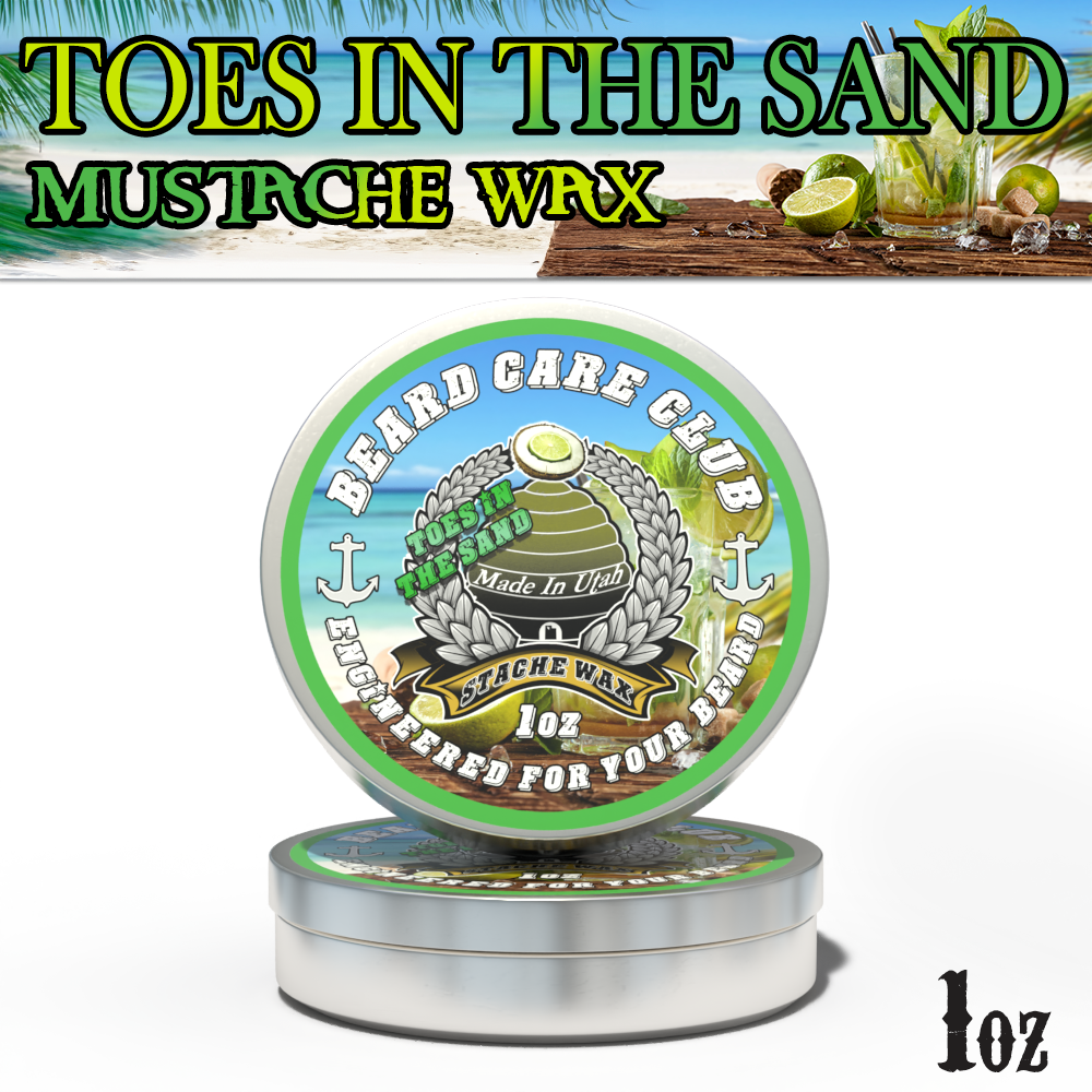 Toes In The Sand Mustache Wax