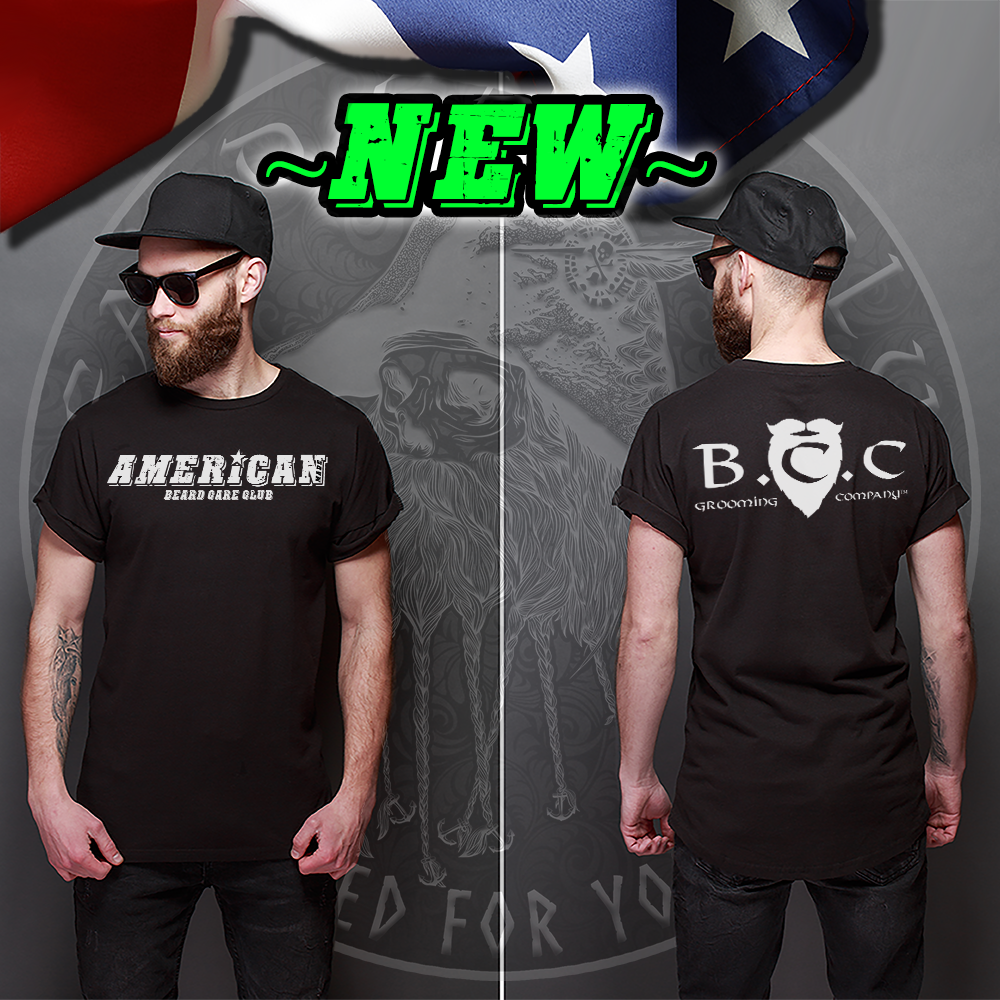 "American" Beard Care Club Grooming Company T-Shirt