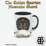 The Golden Spartan Mustache Guard