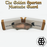 The Golden Spartan Mustache Guard