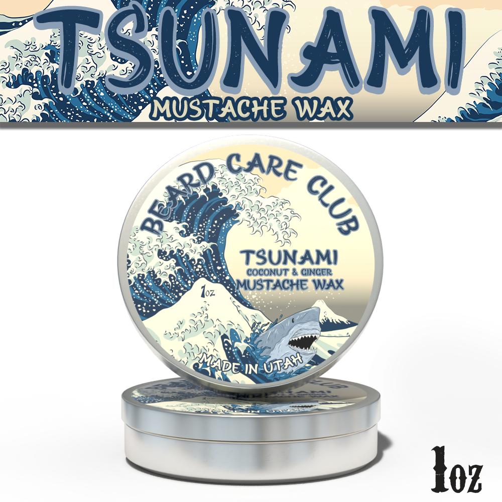 Tsunami Mustache Wax