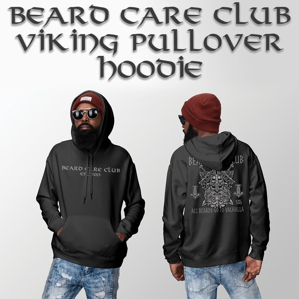 Beard Care Club Viking Pull Over Hoodie