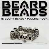 Beard Beads With Pulling Hook