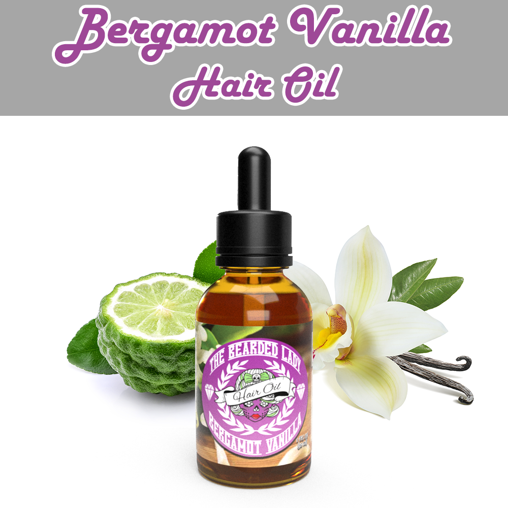 The Bearded Lady Hair Oil - Bergamot Vanilla