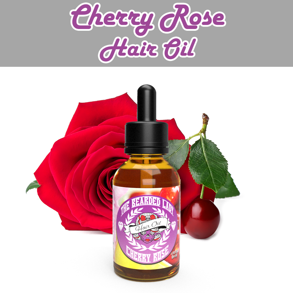 The Bearded Lady Hair Oil - Cherry Rose
