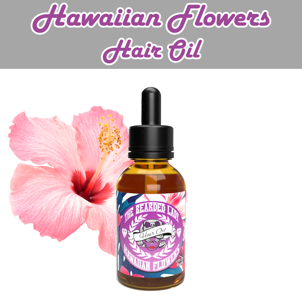 The Bearded Lady Hair Oil - Hawaiian Flowers