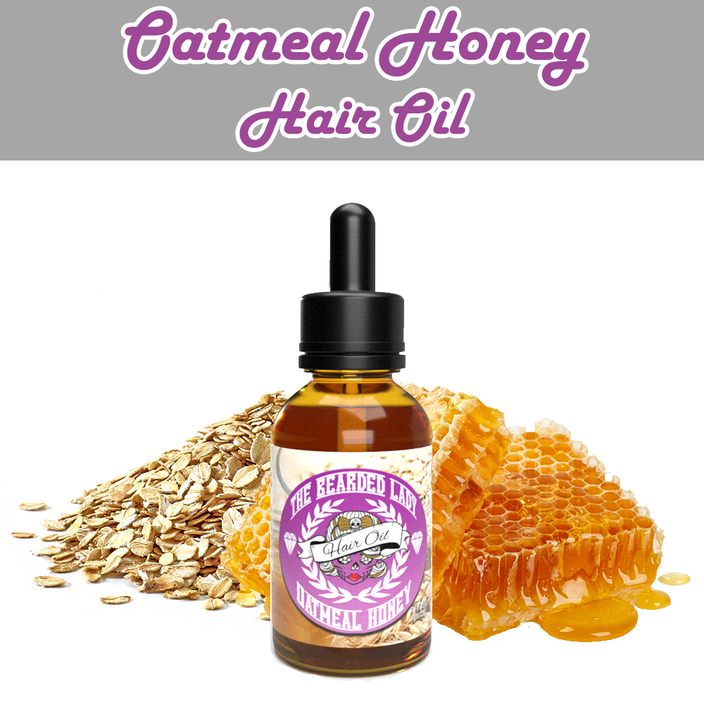 The Bearded Lady Hair Oil - Oatmeal & Honey