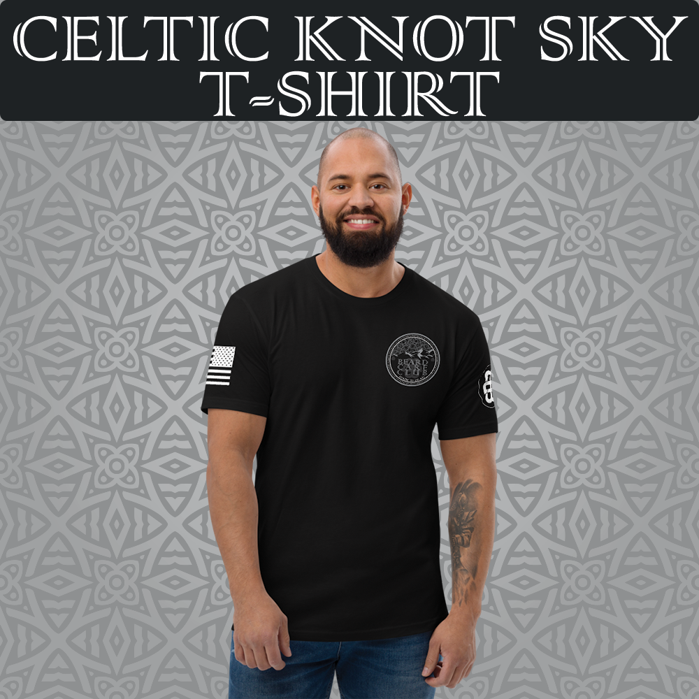 Celtic Knot Sky Short Sleeve T-shirt
